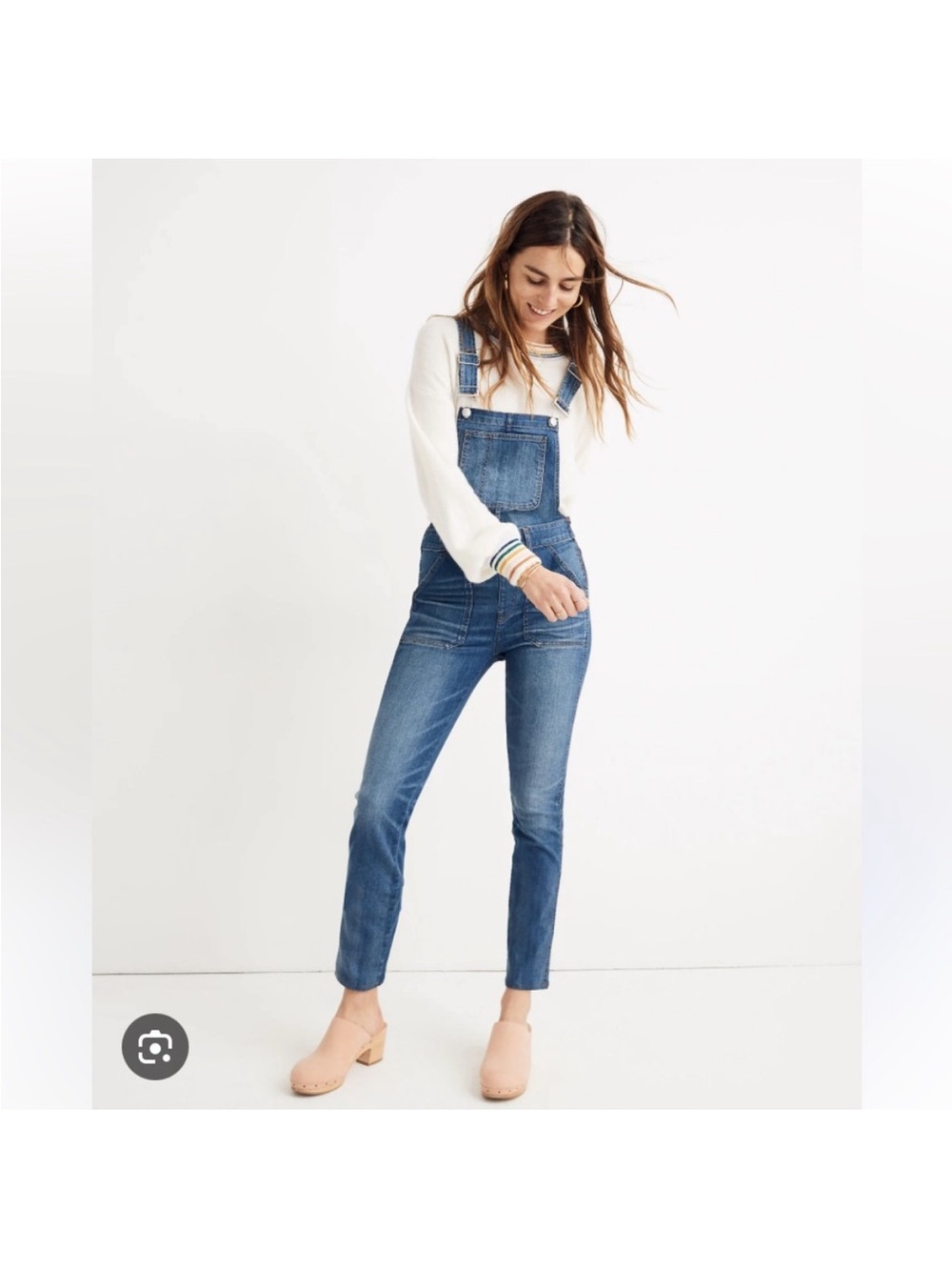 Madewell Overalls in Jansing Wash in Large